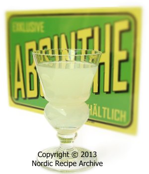 Glass of absinthe