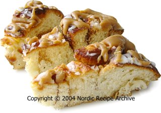 Boston cake slices