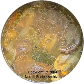 Cooked bouillon