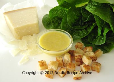 Caesar salad ingredients