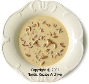Chanterelle soup