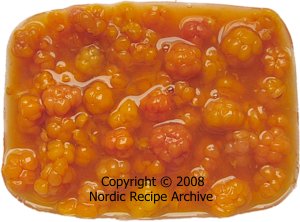 Cloudberries in their own juices