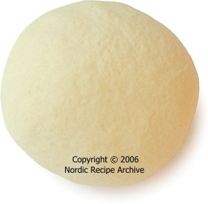 Homemade pizza dough
