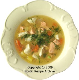 Finnish fish soup