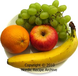 Fruit for Finnish fruit salad