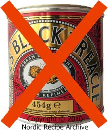 Jar of black treacle