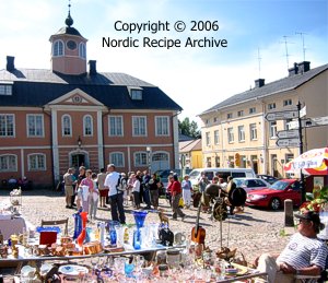 Smalltown market square