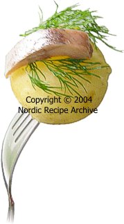 New potato with herring
