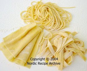 Pasta types