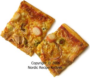 Pizza slices