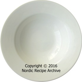 Cucumber slices covered with a dish