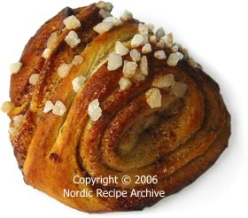 Finnish cinnamon roll
