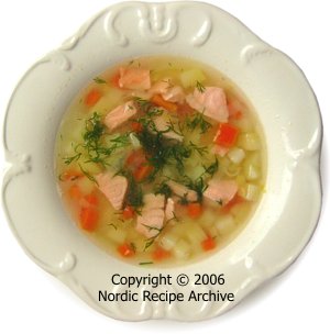 Salmon soup