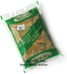 Store-bought salted mushrooms