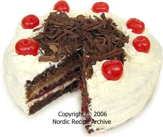 Black Forest cherry cake