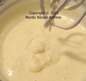 Sponge cake batter