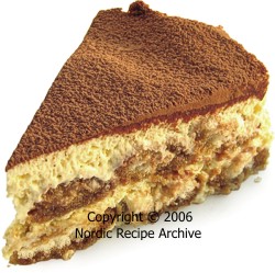 Tiramisu slice
