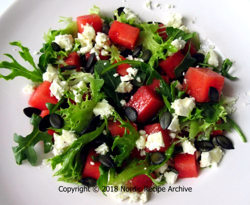 Watermelon salad