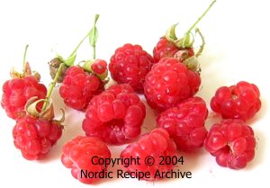 Wild raspberries