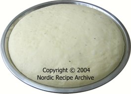 Risen dough