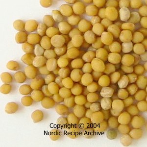 Yellow mustard seeds